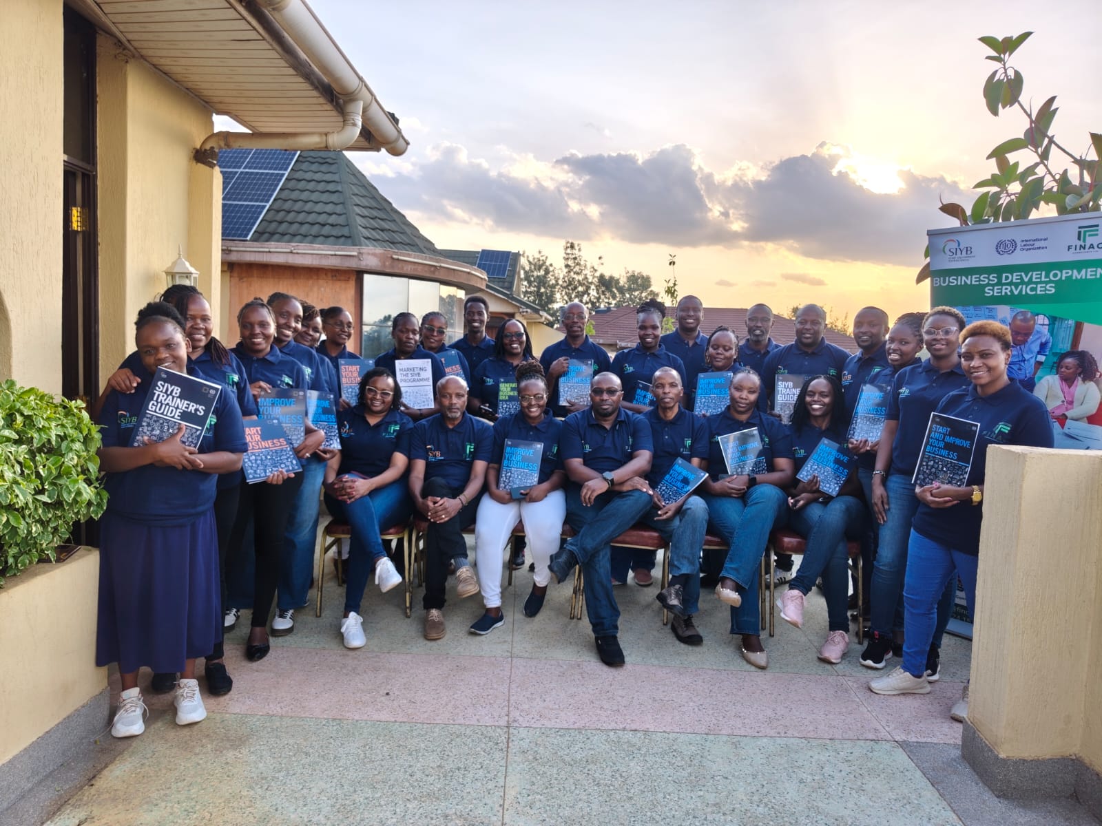 FINAC and SIYB training cohort group photo